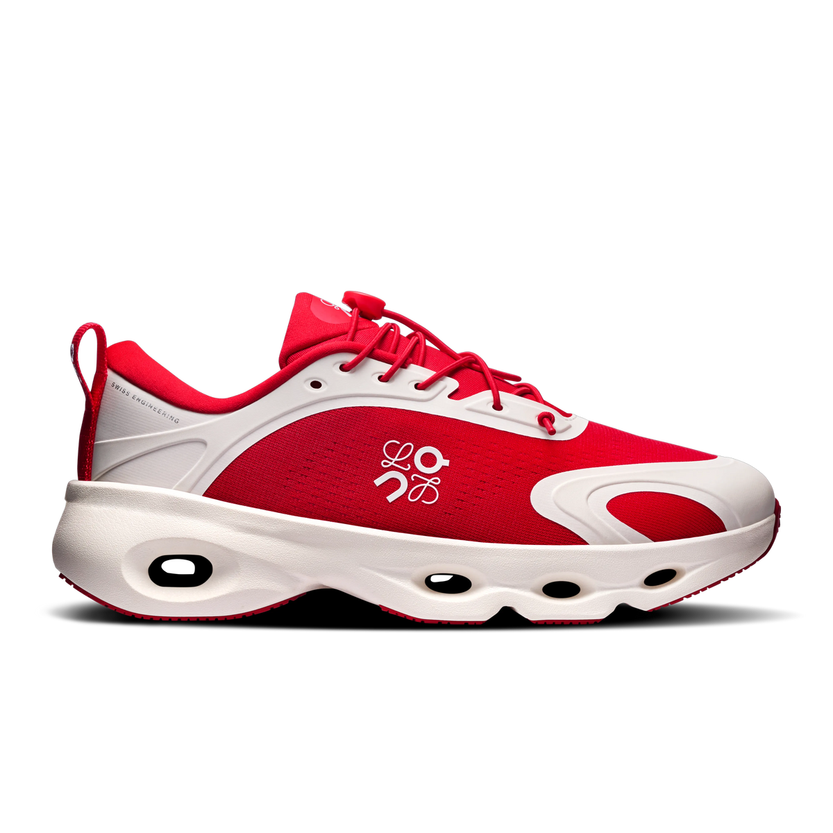 Red | Eggshell