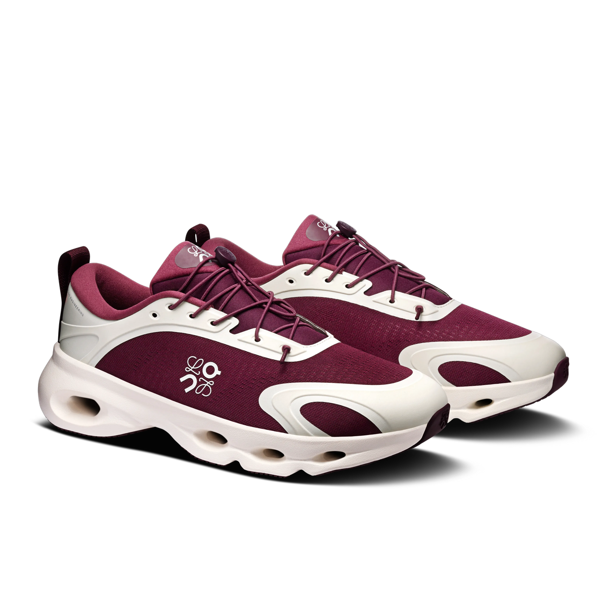 Burgundy | Eggshell