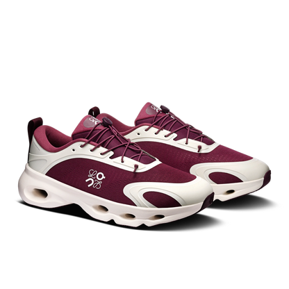 Burgundy | Eggshell